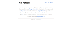 Desktop Screenshot of nikorablin.com