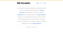 Tablet Screenshot of nikorablin.com